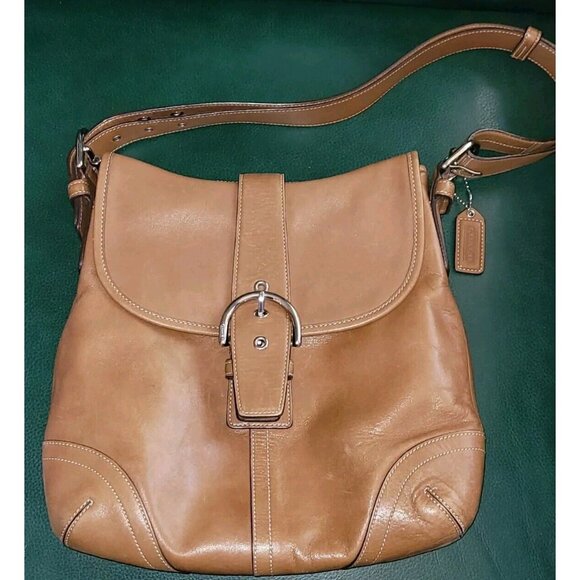 Vintage Coach G3s-9481 Brown Leather Crossbody/hobo Bag Bucket Shoulder Purse - Picture 9 of 11